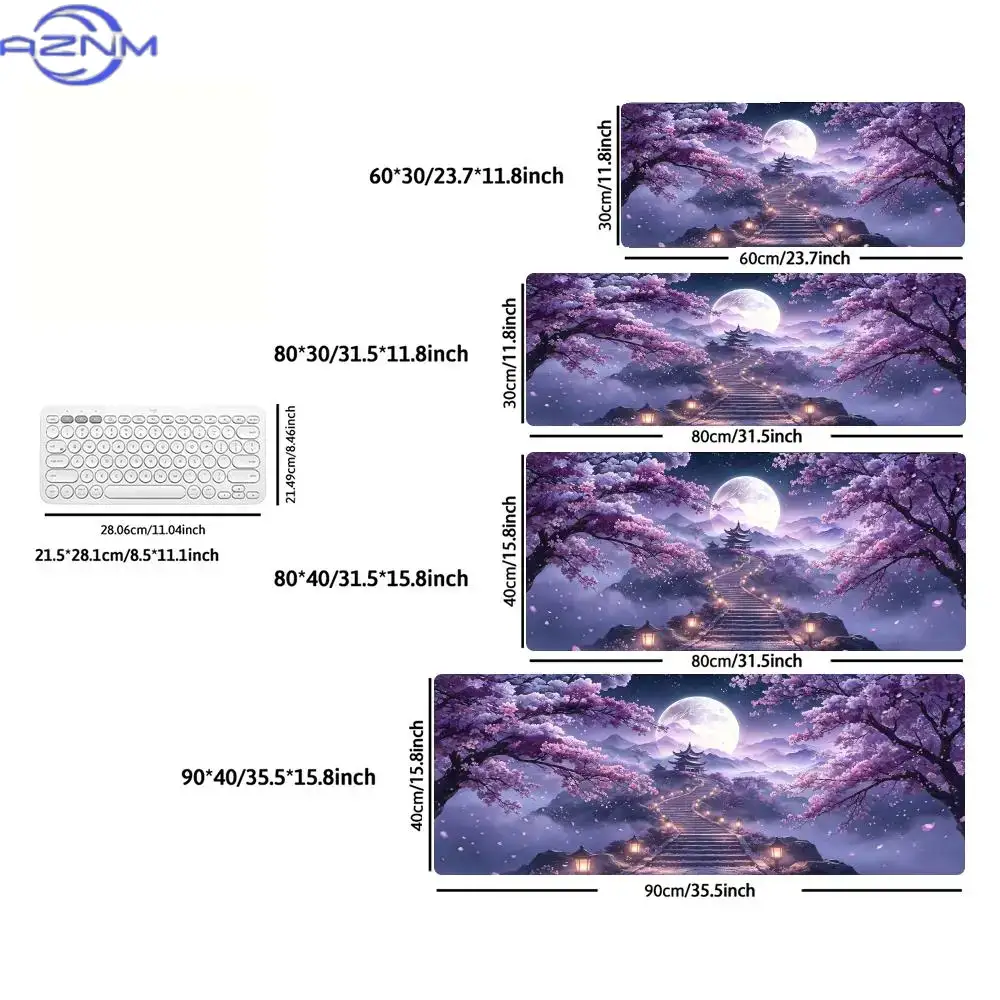 Tappetino per mouse grande con - Tradescantia Purple recensione e prezzo